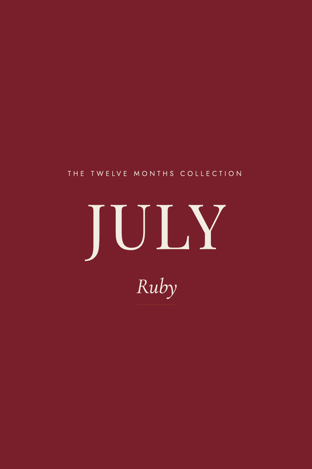 July Birthstone Ring