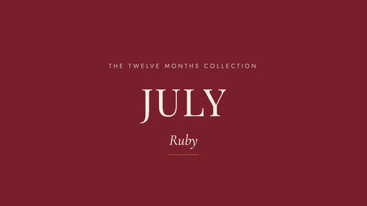 Ruby. The July birthstone, and the colour of a thousand years of English jewels.