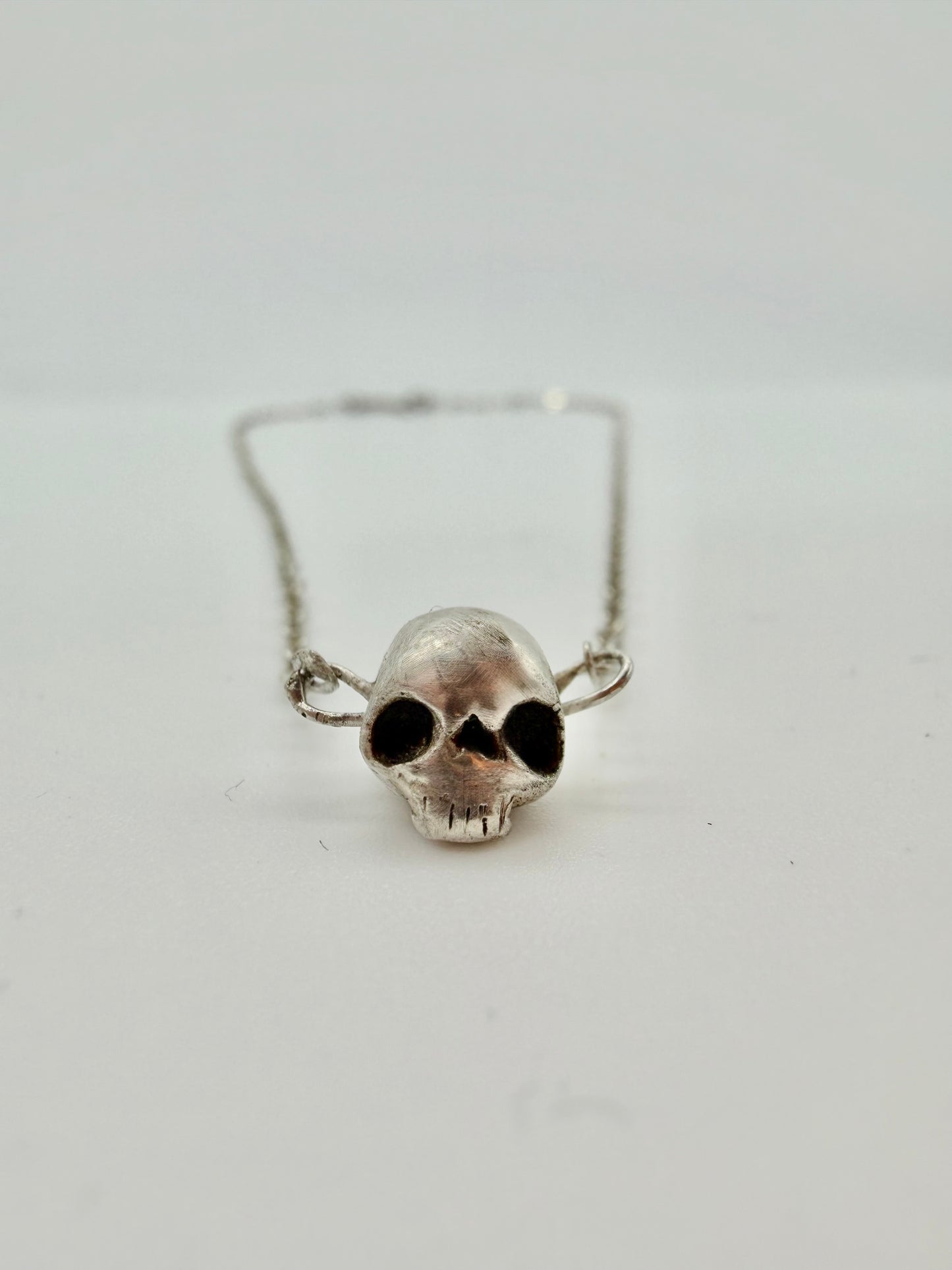 Silver Skull Necklace