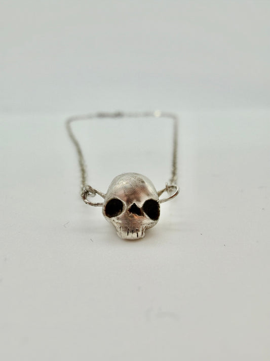 Silver Skull Necklace