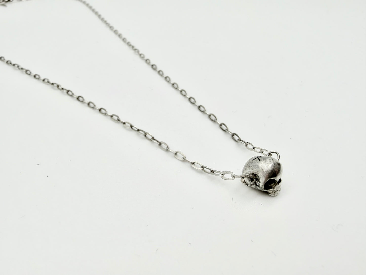 Silver Skull Necklace