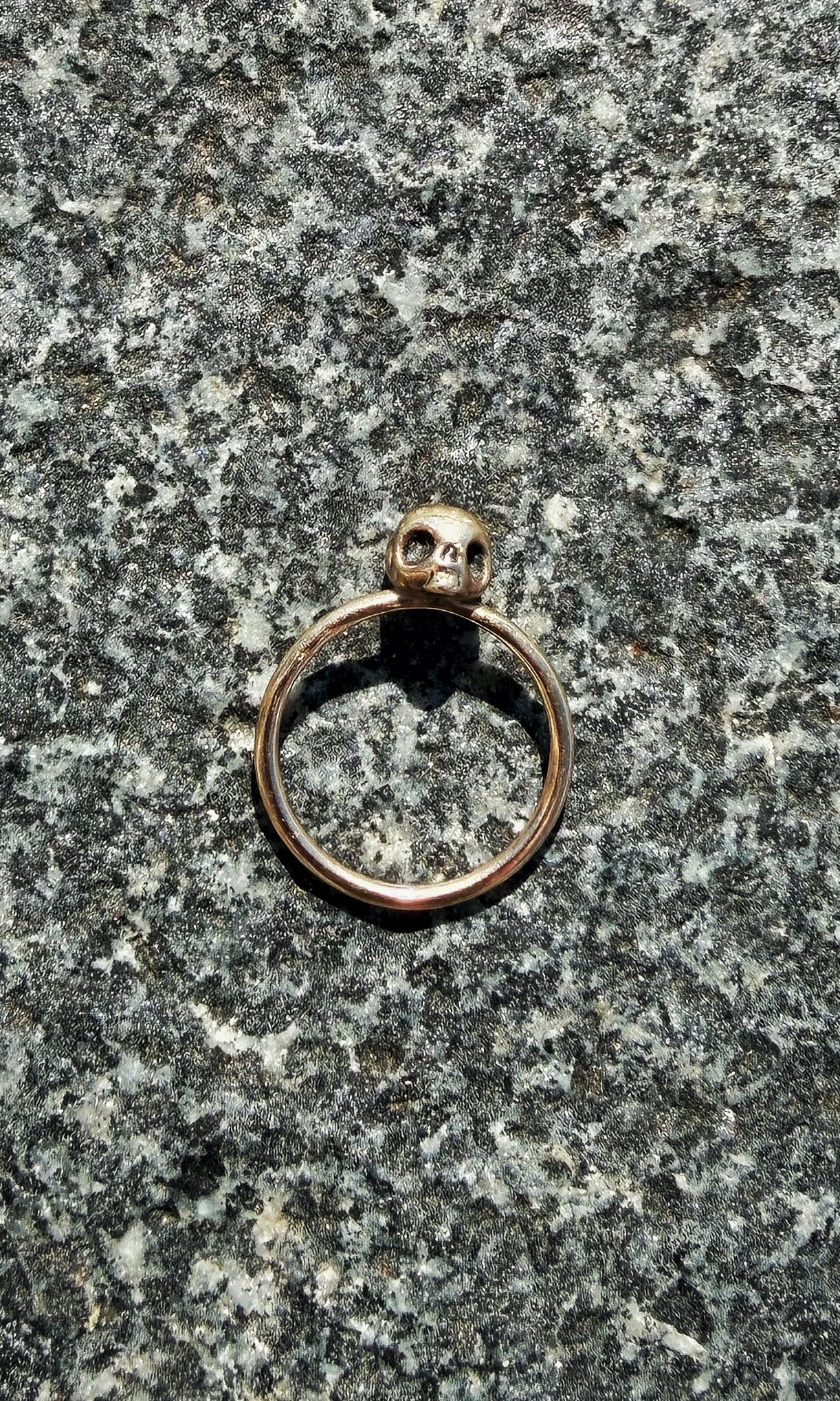 Gold Skull Ring