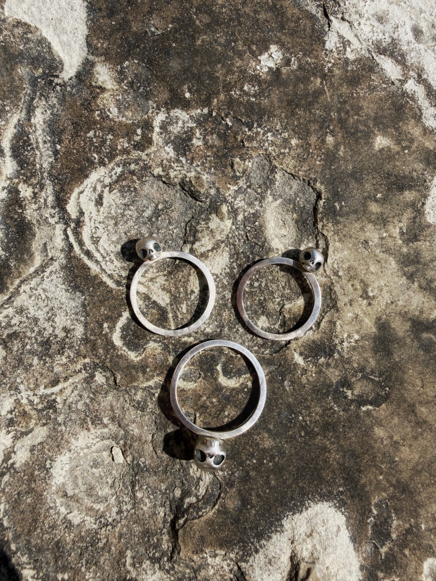 Skull Hoop Ring