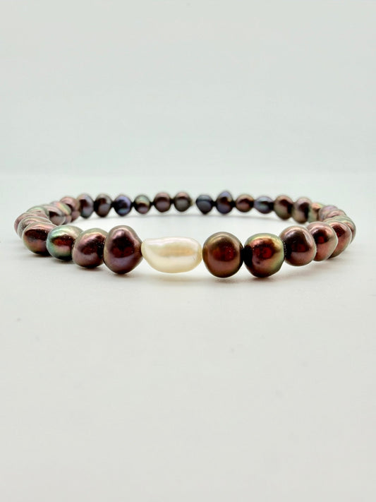 Dark Pearl Bracelet - Virginia Allan