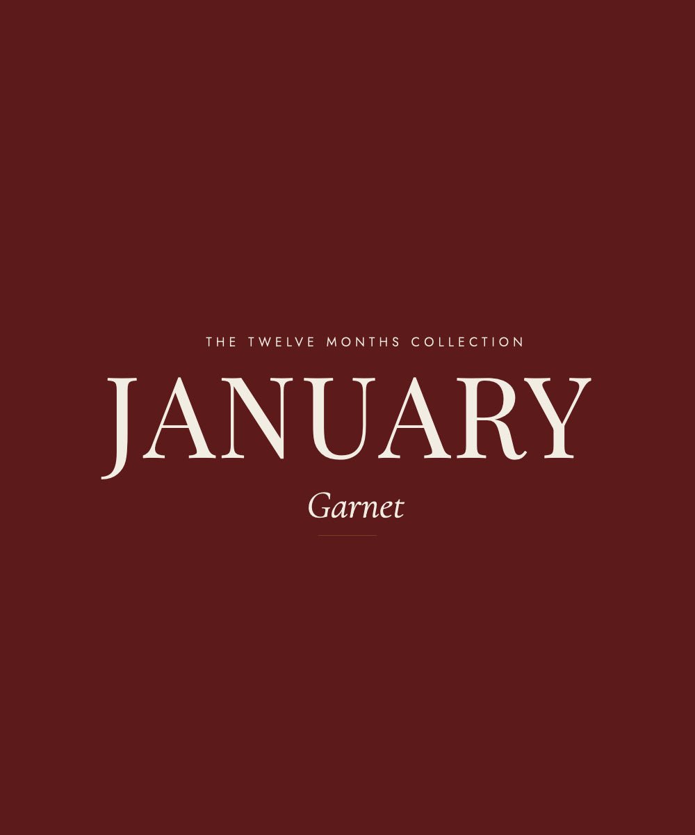 January Birthstone Ring, Garnet - Virginia Allan