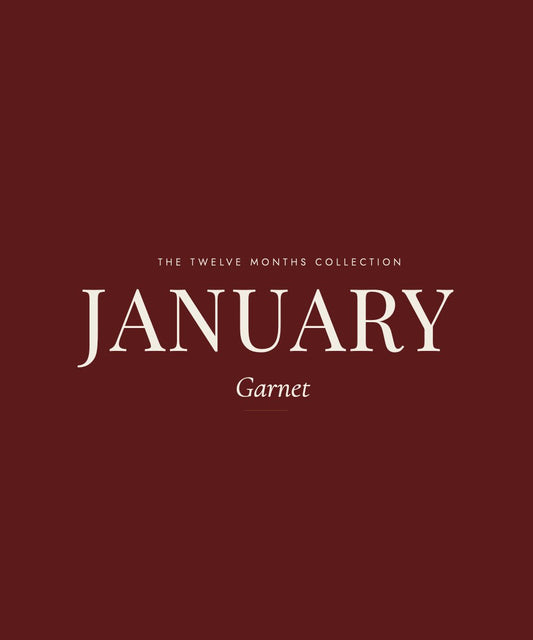 January Birthstone Ring, Garnet - Virginia Allan