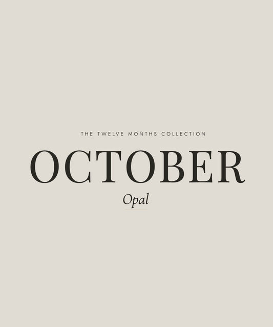 October Birthstone Ring, Opal - Virginia Allan
