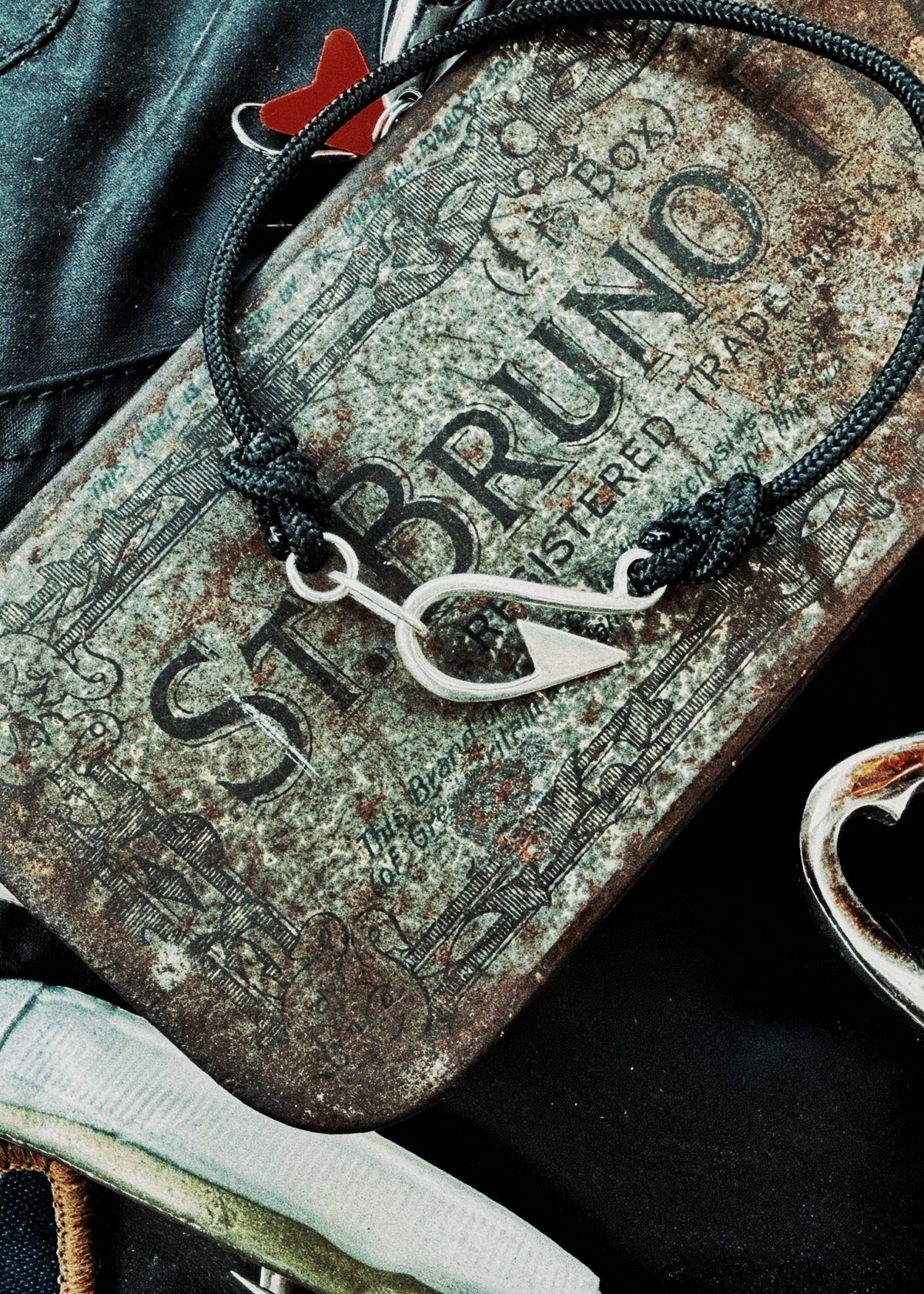 The Hook, Solid Silver Fish Hook Bracelet - Virginia Allan