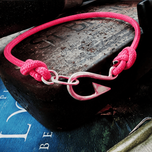 The Hook, Solid Silver Fish Hook Bracelet - Virginia Allan