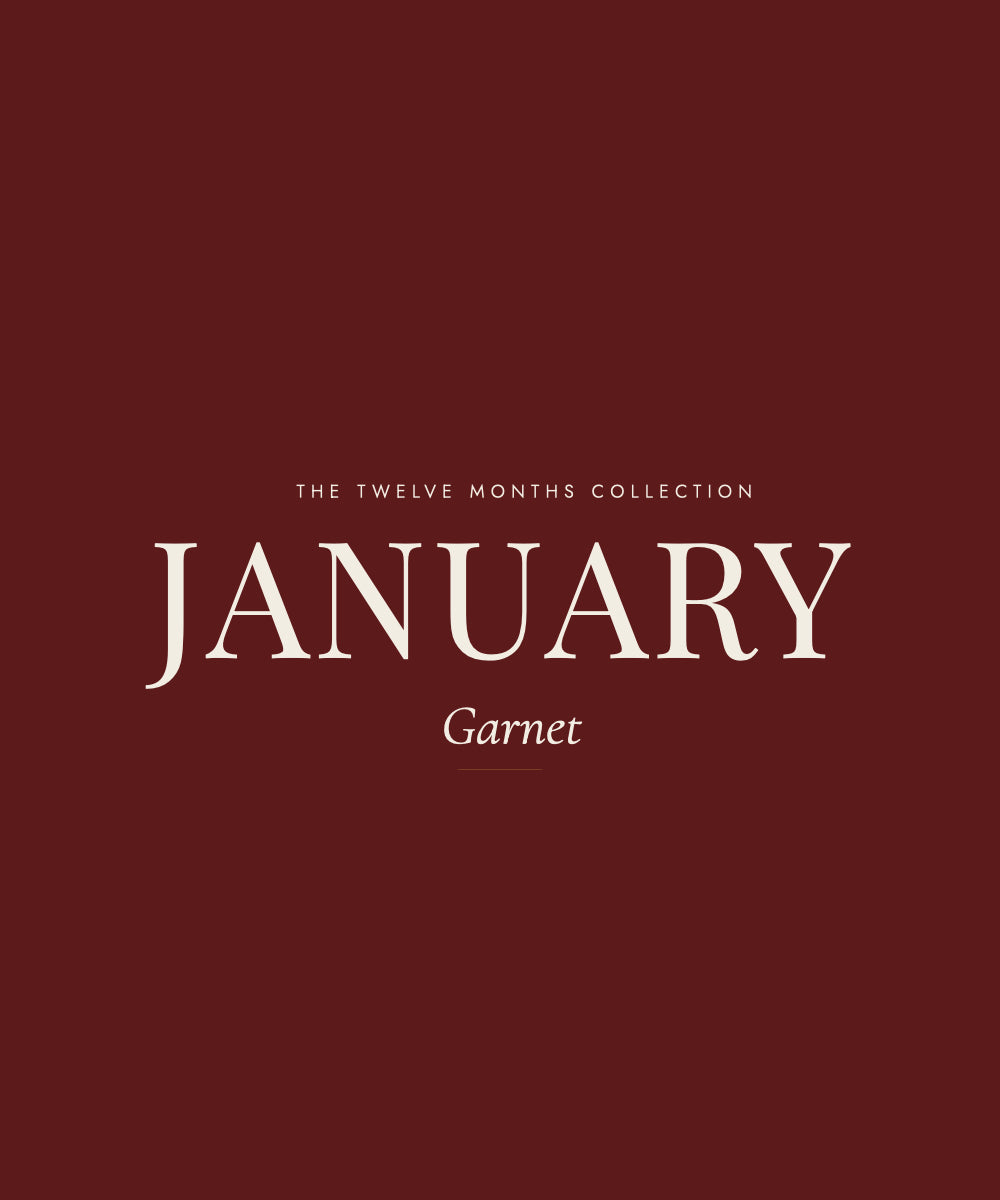 January Birthstone Ring, Garnet
