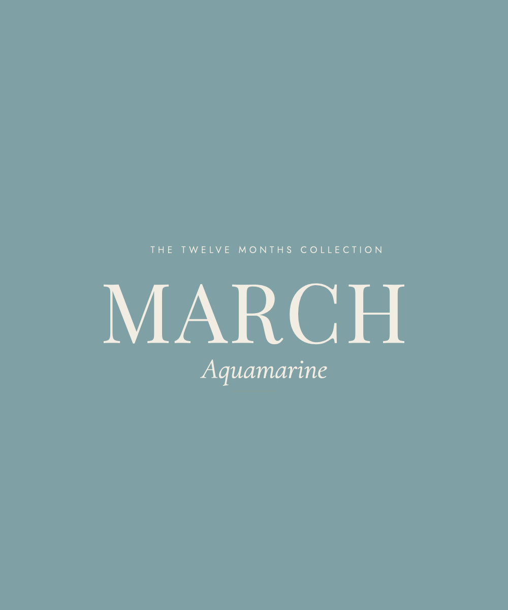 March Birthstone Ring, Aquamarine