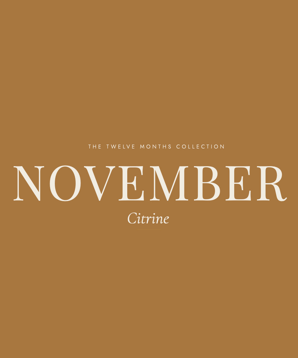 November Birthstone Ring, Citrine